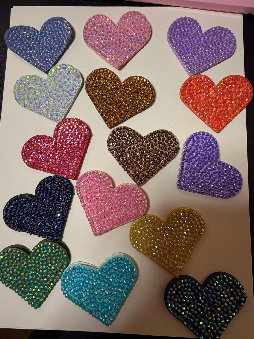 Sparkle heart bookmark