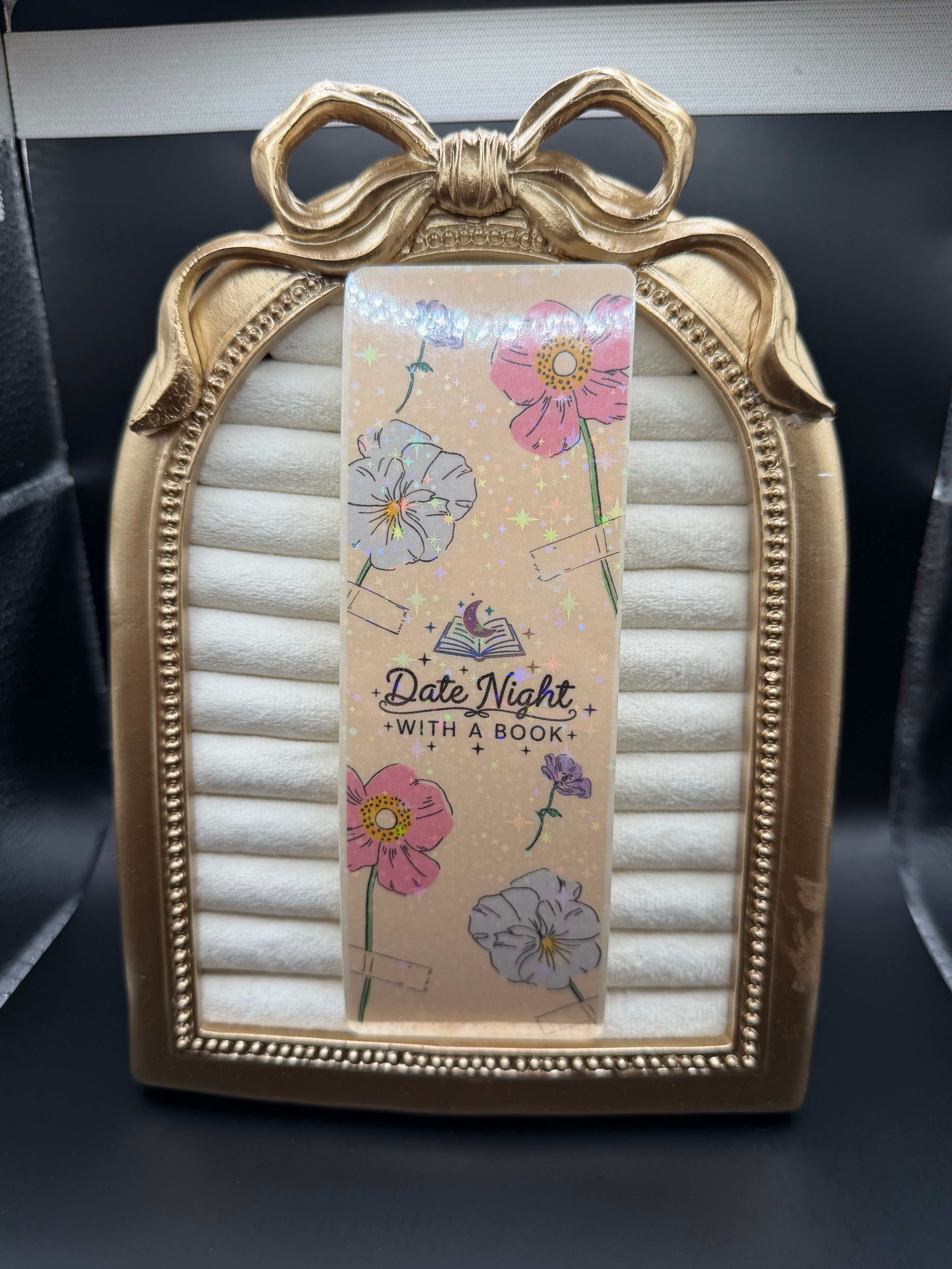 Date Night Bookmark -Flowers