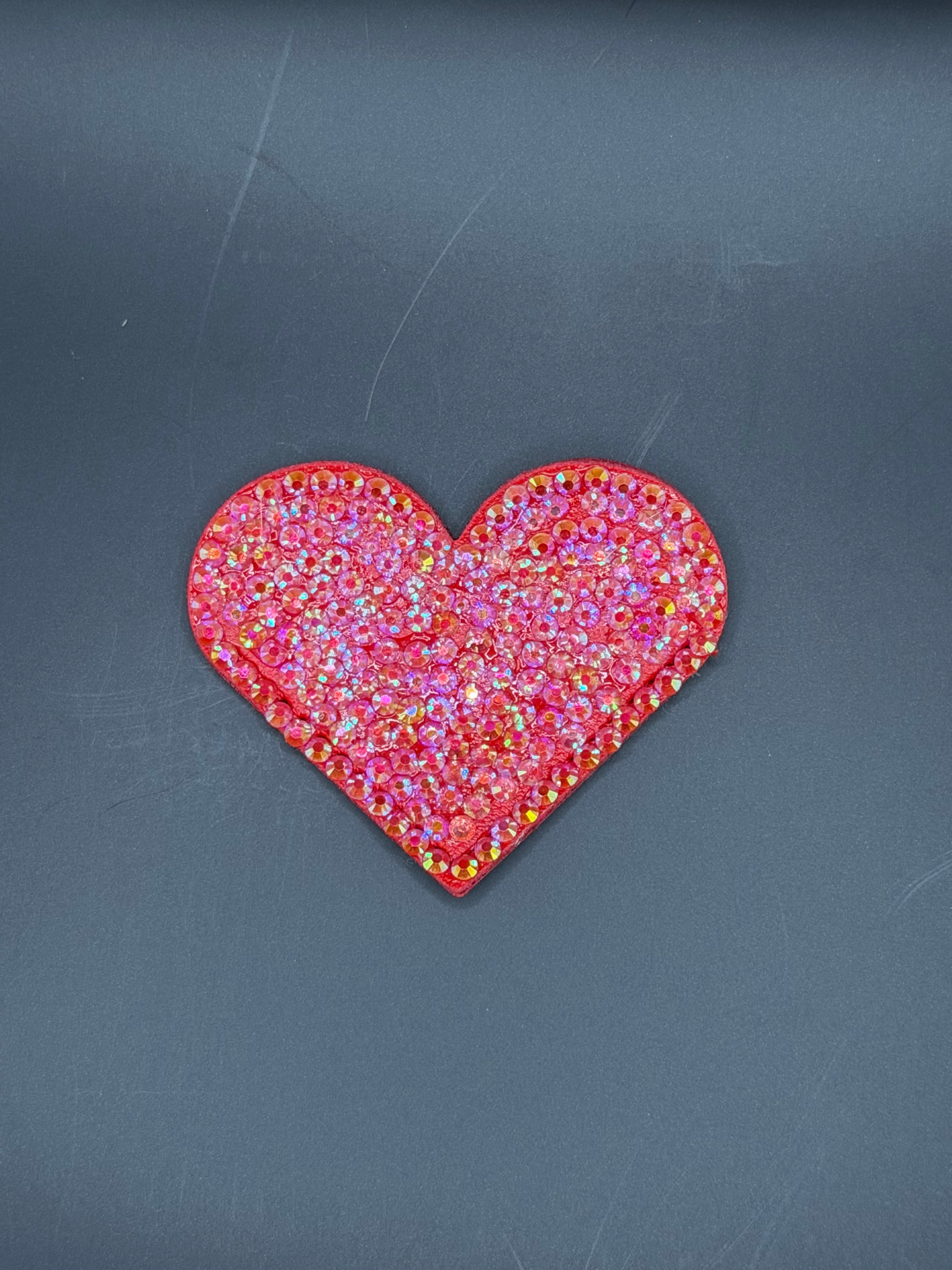 Sparkle heart bookmark