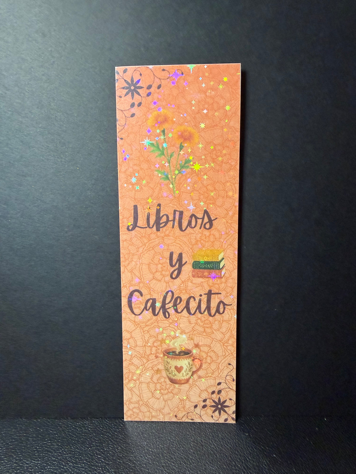 Libros y Cafecito -Spanish Bookmark