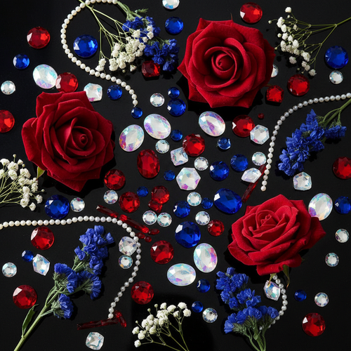 Bold & Brilliant Glam DIY Gem Kit - Color Palette