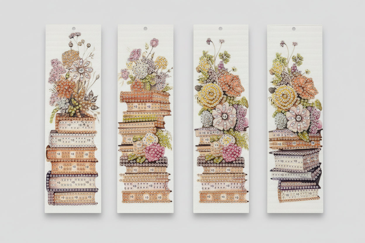 DIY Bookmark Gem Kit — Bedazzle 4 Bookmarks with Everything Included