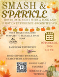 Smash and Sparkle - A book bedazzle and rage room experience