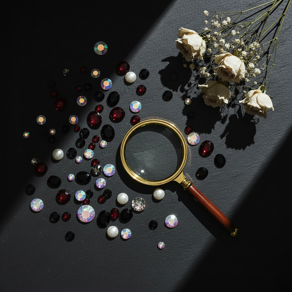 Thriller Glam - Sparkling Black Rhinestones