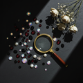 Thriller Glam - Sparkling Black Rhinestones